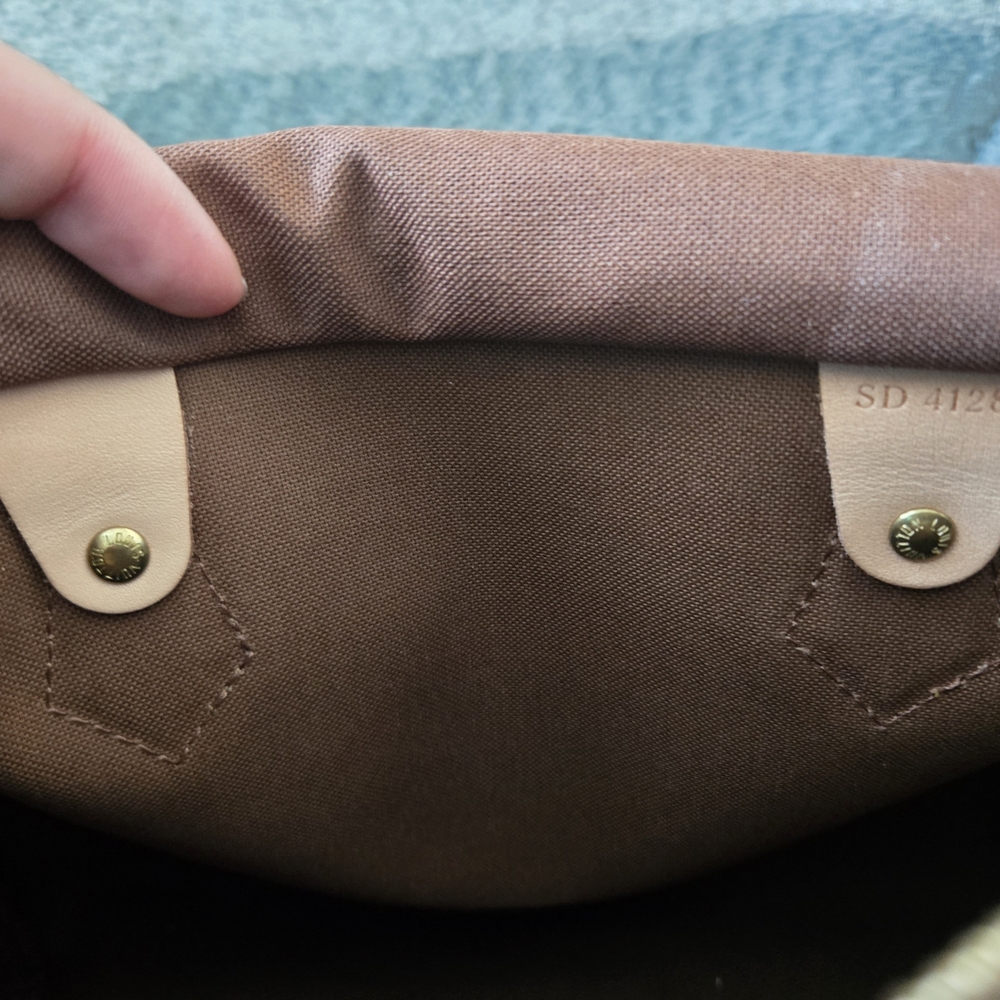 Louis Vuitton Monogram Brown Handbag Speedy 30 - Picture 5 of 6
